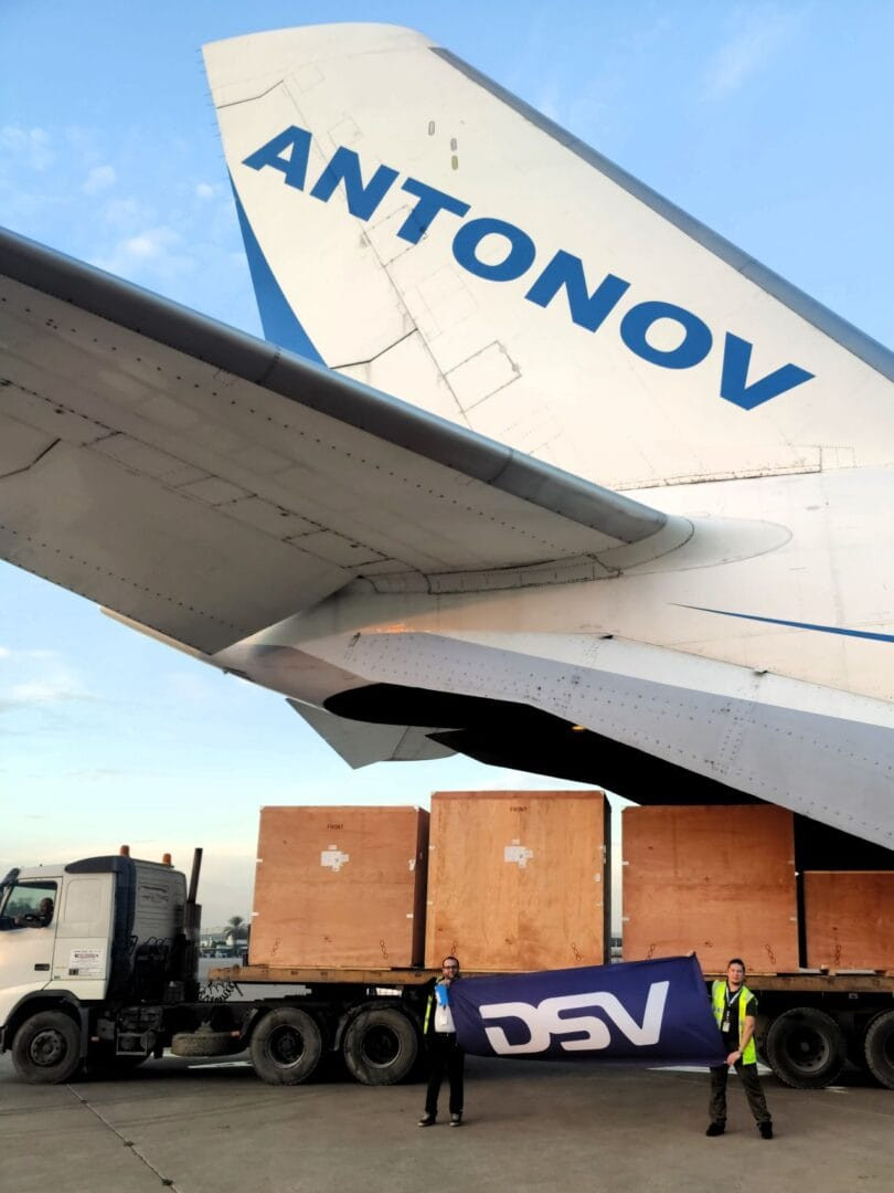 ANTONOV Airlines delivers machinery for Algeria's desalination project 