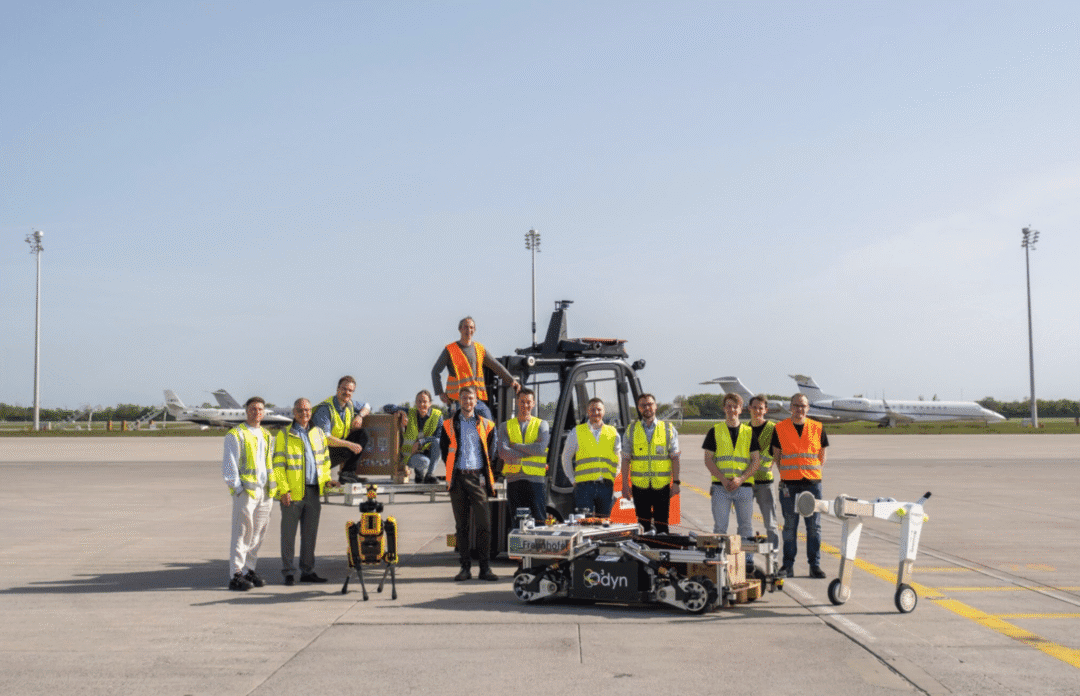 Testing robotics in live airport cargo operations