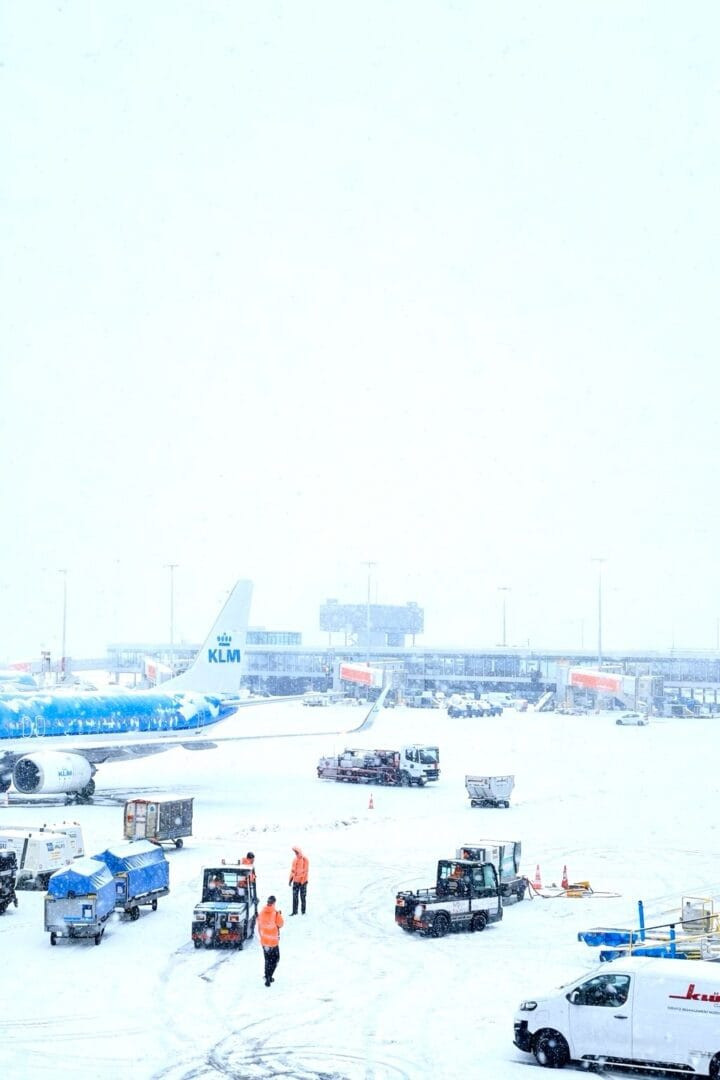 Amsterdam Schiphol Airport hit by severe weather disruption / Photo by Luís Diogo Monteiro